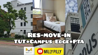 vlog: Move into res with me| tut student accommodation| Room tour|SA YouTuber