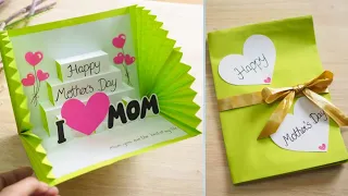 Beautiful Mother's day Pop-up card / diy Pop-up card / How to make Mother's day card / paper craft 💓