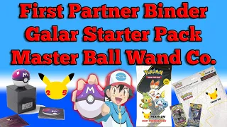Checking out First Partner Binder/Packs and the Master Ball by Wand Company (Limited Edition 5000)