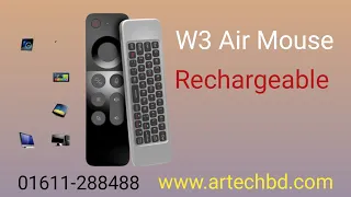 W3 Air Mouse With Voice BD | AR TECH BD | Bangla Unboxing Review | 2023