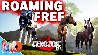 Running free as HORSES in The Cenozoic Era