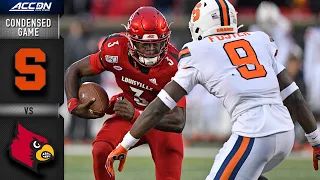 Syracuse vs. Louisville Cardinals - Condensed Game | ACC Football 2019-20