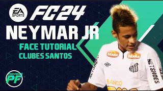 EA FC 24 NEYMAR JR SANTOS FACE Pro Clubs CLUBES PRO Face Creation - CAREER MODE - LOOKALIKE