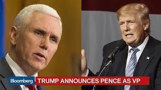 Trump Selects Indiana Governor Mike Pence as VP