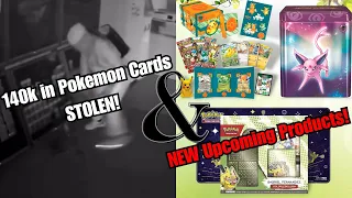 BIG TIME Pokemon Card Theft in Japan + English Products releasing in March!