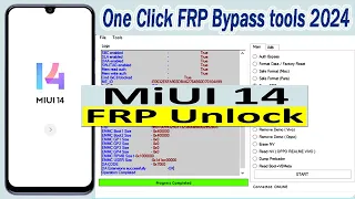 All Xiaomi Redmi MIUI 14 FRP Bypass tools | Android 13 | Redmi 12c Google Account Remove