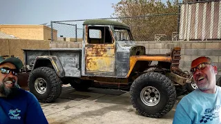 Fixing up this Willys Jeep Truck with Makay Brought Back Some Great Old Memories!