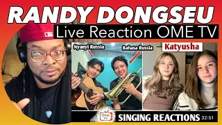 RANDY DONGSEU - "MEREKA TERKEJUT DUA KALI" SINGING REACTIONS OmeTV