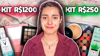 KIT de MAKE BARATA vs KIT de MAKE CARA pra COMPRAR!!