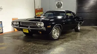 1970 Dodge Challenger R/T Convertible in Black & 440 Engine Sound on My Car Story with Lou Costabile