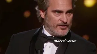Речь Хоакина Феникса  " Джокер " на вручении премии Оскар