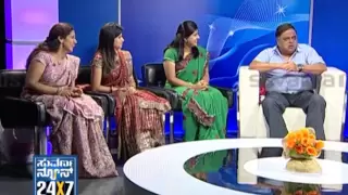 Seg_ 2 - Ambarish with Suvarna Girls - 13 Jan 2013 - Suvarna News