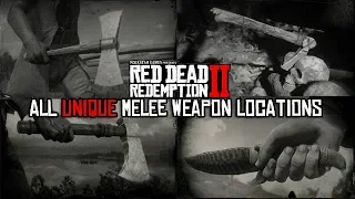 Red Dead Redemption 2 - All Unique Melee Weapon Locations