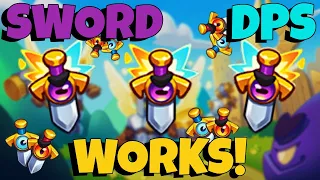 Sword DPS Is INSANE! - Awakening Magic Does Work! - Rush Royale