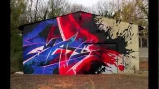 Graffiti By MadC - The Splatter Wall [HD]