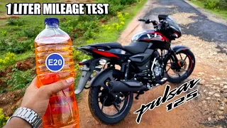 New 2023 Model Bajaj Pulsar 125 : 1 Litre Mileage Test | it's Shocking !!!