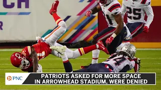 Patriots Asked For More Space At Arrowhead, Were Denied