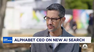 Alphabet CEO: Search uses Gemini's intelligence, and grounds it with what it knows about the world