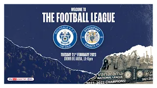 Rochdale AFC Vs Stockport County - Match Highlights - 21.02.23