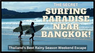 Best Beaches Near Bangkok / Rainy Season / Thailand 4K: Tropical Surfing Paradise of Rayong Province