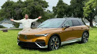 I Drive Acura's New Electric SUV For The First Time! ZDX Type S Full Tour, Charging, & Road Test