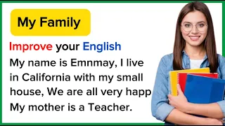 My Family | English Listening Skills - Speaking Skills | Improve Your English Speaking
