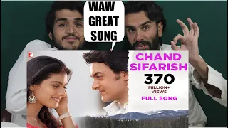 Chand Sifarish  Full Song  Fanaa  Aamir Khan Kajol  Shaan Kailash Kher  JatinLalit | AFGHAN REACTION