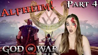God of War (2018) - FIRST PLAYTHROUGH - Part 4 - The Light of Alfheim