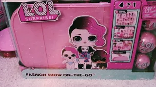 LOL Surprise Fashion Show On The Go Case And Sharing My Whole Collection!