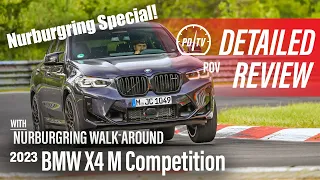 2023 BMW X4 M Competition: Detailed review, Nurburgring walk-around vlog (POV)