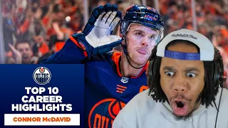 THIS GUY'S NUTS!!! 🤯 Connor McDavid's Top 10 Career Highlights *REACTION*