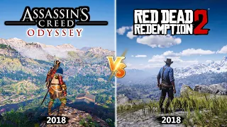 Assassins Creed Oddssey Vs RDR 2 | Details And Graphics Comparison | Which is Best?