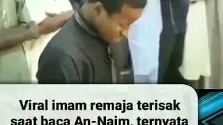 Viral Imam remaja menangis saat solat