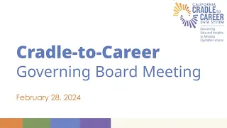 Governing Board Meeting Part 1 | February 2024