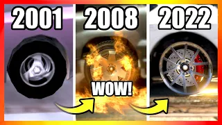 Evolution of TIRES LOGIC in GTA Games (2001-2022)