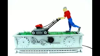 LEGO Lawn Mower Kinetic Sculpture 2