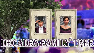 The Sims 4 Decades Challenge Recap 🌹 Through the Decades Part One: Gen 1 & 2