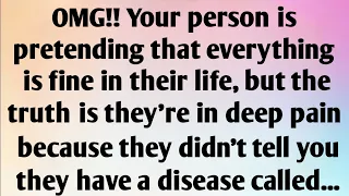 OMG!! YOUR PERSON IS PRETENDING THAT EVERYTHING IS FINE IN THEIR LIFE, BUT THE TRUTH IS THEY'RE...