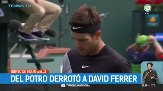 Del Potro derrotó a David Ferrer  | #TPANoticias