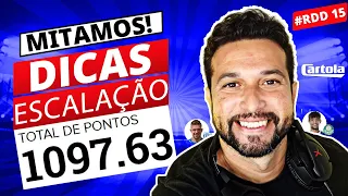 CARTOLA FC 2022: RODADA 15 | DICAS, ANÁLISES E ESCALAÇÃO
