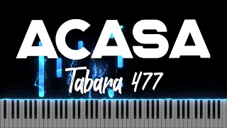 Acasa - Tabara 477 - Instrumental Pian - Negativ Pian - Tutorial