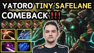 🔥 YATORO TINY Safelane Highlights Insane COMEBACK 🔥 High Damage Tiny Carry - Dota 2