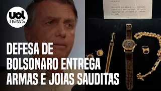 Bolsonaro e joias: Defesa do ex-presidente entrega armas e joias sauditas