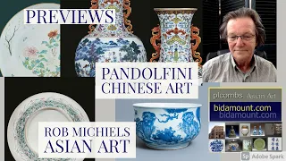 Pandolfini Chinese art auction preview and Rob Michiels Asian Art Auction