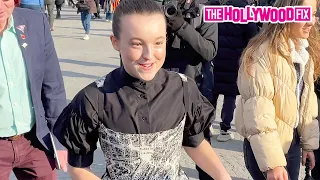 Bella Ramsey From 'The Last Of Us' Takes Pics With Fans While Arriving At The Christian Dior Show