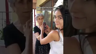 PRANK on Grandma 🥰😂 | Andra Gogan #shorts