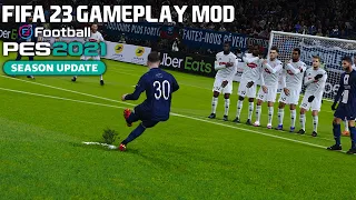 PES 2021 NEW FIFA 23 GAMEPLAY MOD BY HOLLAND | ALL PATCH