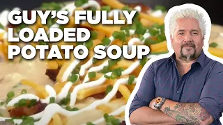 How to Make Guy's Fully Loaded Potato Soup | Guy's Big Bite | Food Network