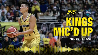 Kings Mic’d Up 貼身麥克風 | 林書豪 Jeremy Lin | 專注每個勝利的契機 | 新北國王 v. 台北富邦勇士 2023.12.23 | P.LEAGUE+ 2023-2024