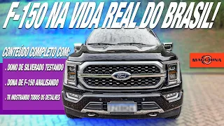 Avaliação mais que completa da Ford F-150 Platinum 5.0 no Brasil! Teste da vida real.